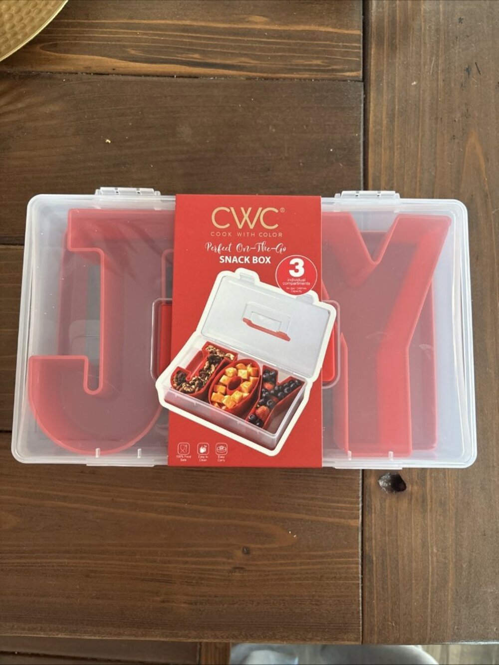 CWC Cook with Color Christmas JOY snack box